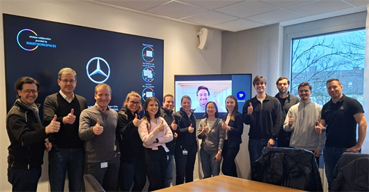 News Studierende optimieren Gabelstaplerverkehr